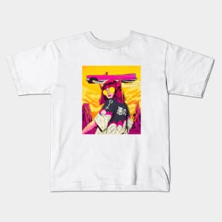 The driver girl Kids T-Shirt